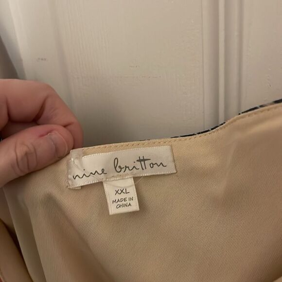 NWT Nine Britton Stitch Fix Striped Cami Tank Top XXL - Picture 4 of 7